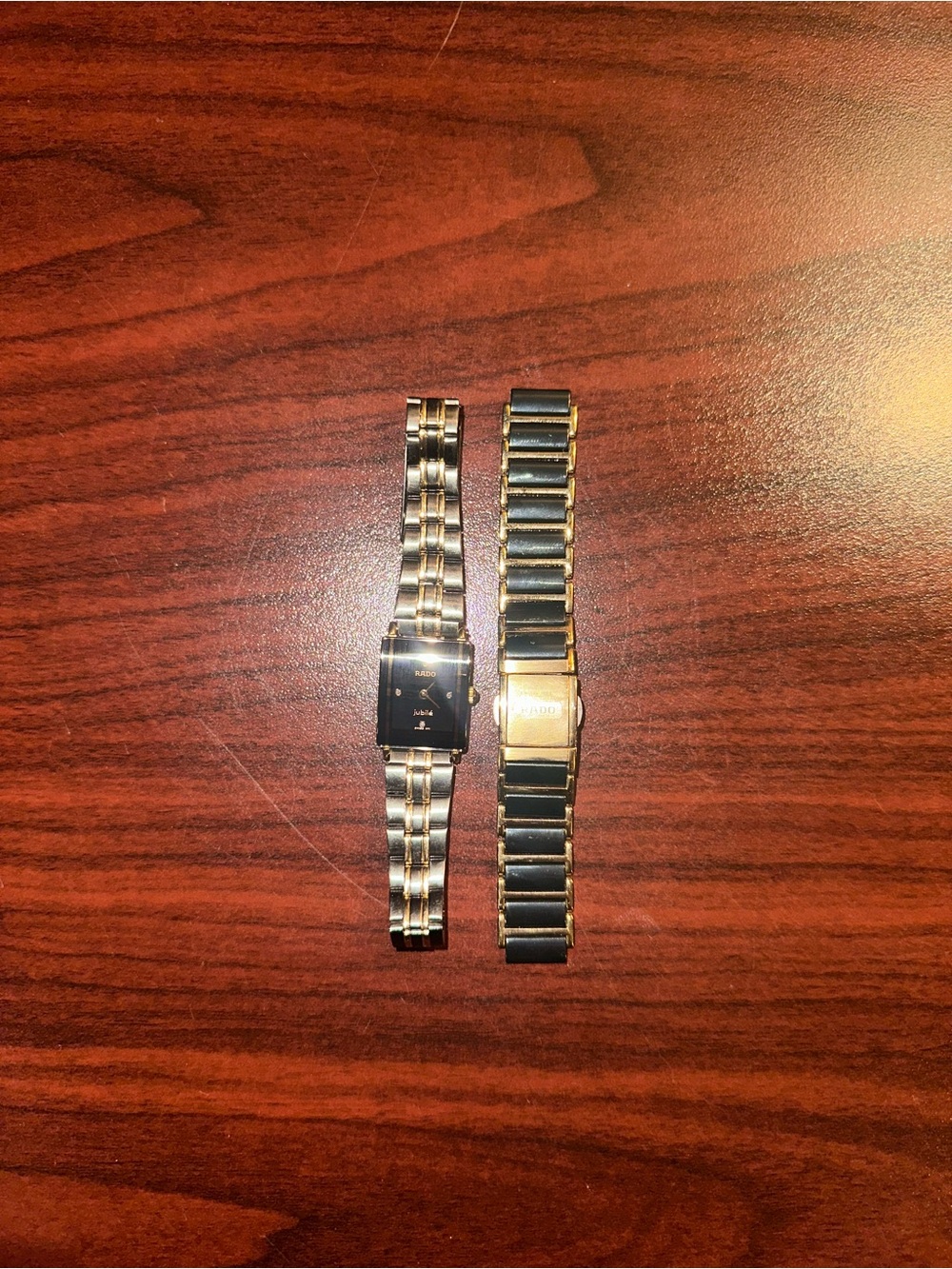 Rado DiaStar Jubilé 153.0383.3 Two Tone Watch + Spare Band